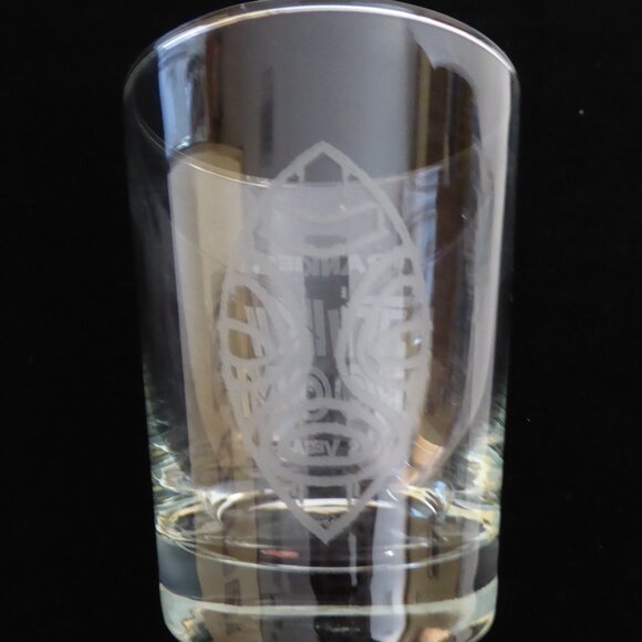 SET OF 4 VINTAGE NEW FRANKIE’S TIKI ROOM ETCHED LAS VEGAS OLD FASHIONED GLASSES - Picture 9 of 12